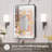 36"x24" Rectangle LED Bathroom Mirror, Metal Frame Vanity Mirror with Lights, Anti-fog, Dimmable&3 Colors Temperatures Adjustable, Memory Fuction-1360297889-1360297888
