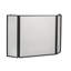 Tri-Fold Flat-Guard 10 Panels Iron Fireplace Screen