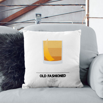 Old Fashioned Square Throw Cushion
