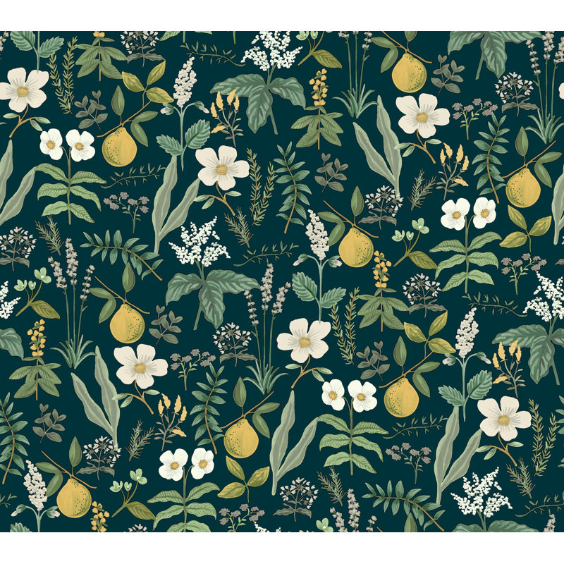 Papier peint adhésif Herb Garden, Bleu