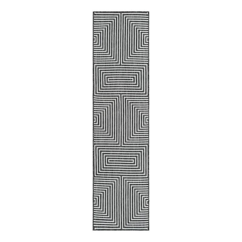 Tapis intérieur / extérieur d'extérieur moderne, Tapis de couloir 2 pi x 8 pi