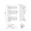 Azueta Designer Towel Rail Heated Towel Rails-57598874-57598872