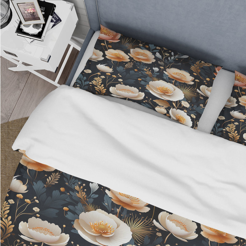 Ensemble de housse de couette Cottage Cottage, Housse de couette simple + 1 taie décorative stan