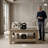 Weddel Basilico 31.3" Transitional Square Coffee Table With Storage