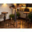 Ensemble de table de bar 3 pièces (32,3 po à 36,2 po) et 2 tabourets de bar (23,6 po à 29,5 po) pour la cuisine au pub-537804152