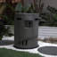 20" Round Outdoor Flame Fire Pit, 32000 , With Lava Stones & Extras High Gas 20 Inch Cover