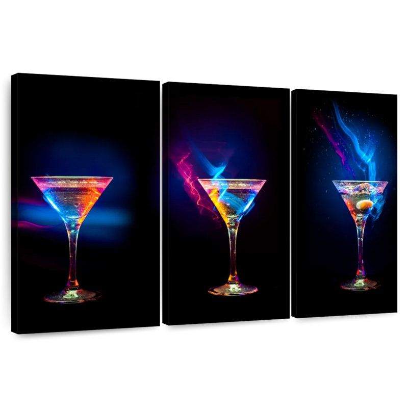 Yarlin Blazing Cocktails, 28" H x 45" W