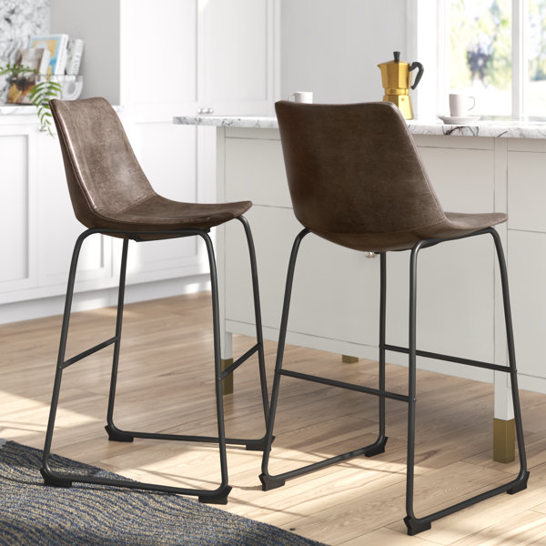 Mercury Row® Mccoll Upholstered Counter Stool - Wayfair Canada