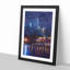 View of New York City in Abstract - Picture Frame Graphic Art Print-55763997-55763998