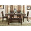 Table de salle à manger classique en bois brun clair rustique classique 1pc