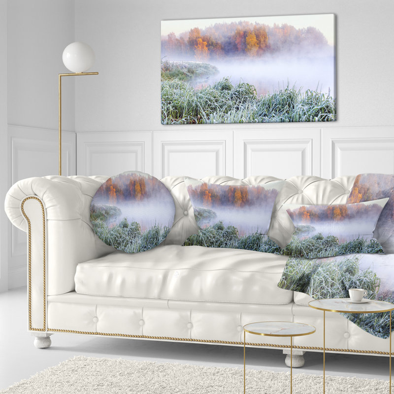 Coussin lombaire paysage