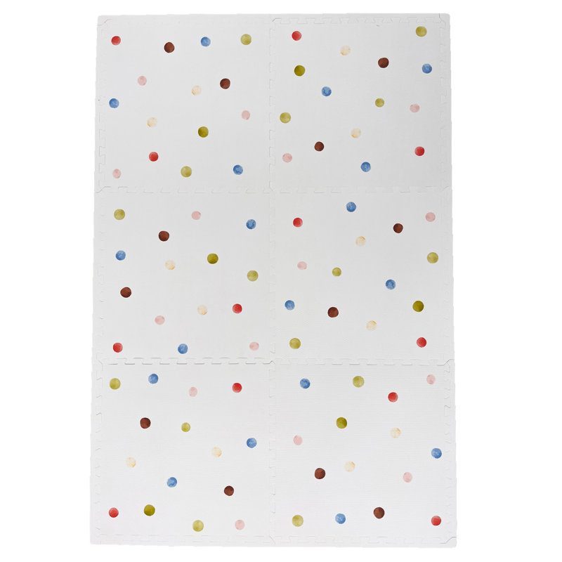 Tapis de jeu pour bébé Graco, tapis de puzzle en mousse (pois)