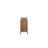 Latte Waterfall Console Table, Veneers, Metal Accents, Modern Soft Bewitching Design, Solid Wood + , 72 In Depth, 15 Width, 30 Height, 73 Lb Charming