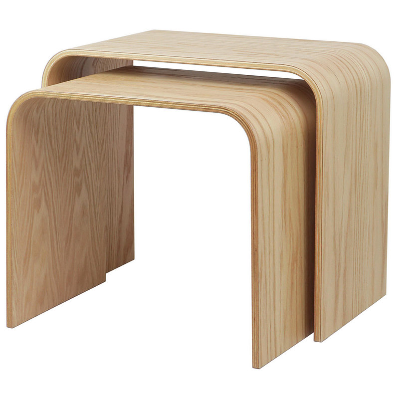 Closson Nesting Tables, Oak