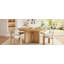 Table de salle à manger ovale extensible, table de cuisine de ferme moderne avec base piédestal et patins réglables-574405369