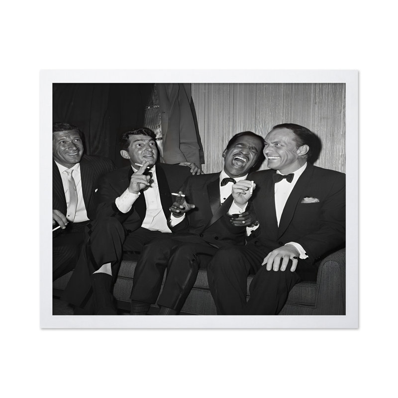 Rat Rat Pack, Poster, White Framed, 08"H x 10"W