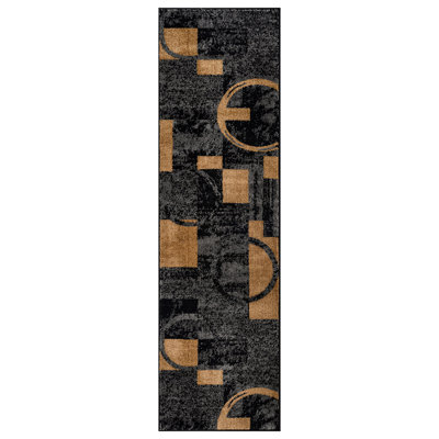 Bionda Geometric Brown/Cream/Gray Area Rug