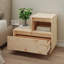 Updike 60cm W Solid Wood Bedside Table-603770601