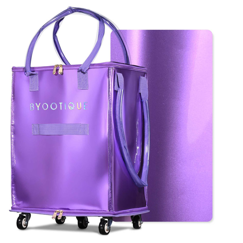 Sac d'épicerie sur roulettes Byootique, Mauve