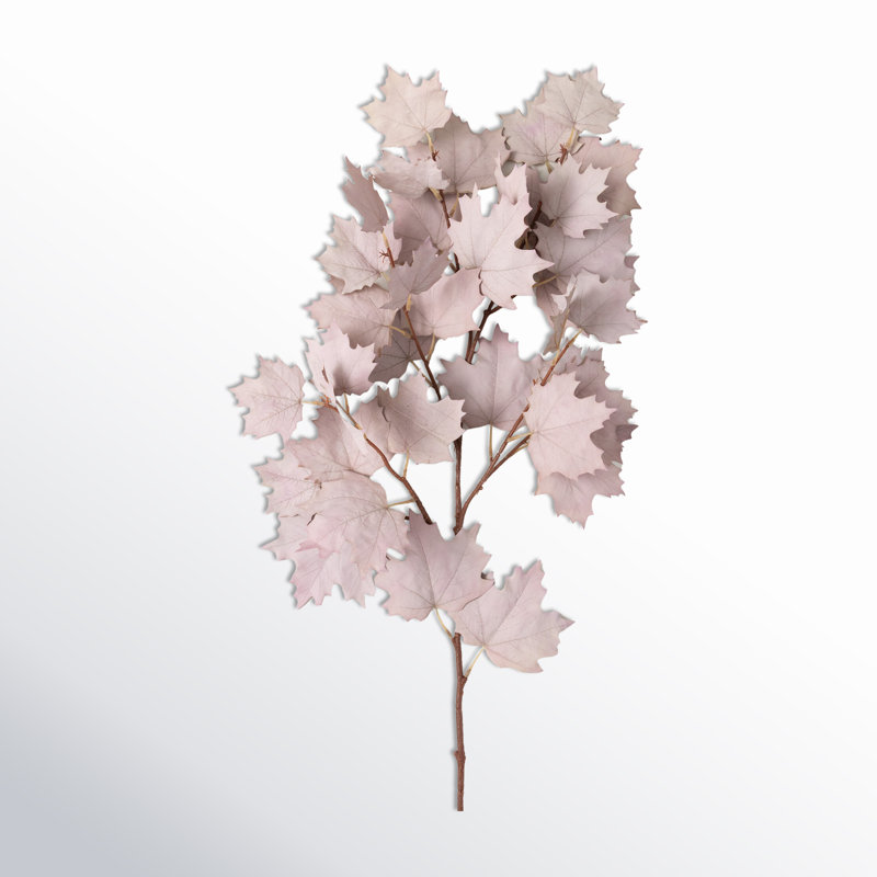 Artificial Maple Leaf Spray, Brown