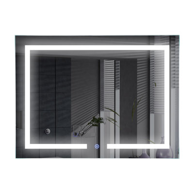 Miroir de maquillage lumineux sans cadre imperméable Savoy