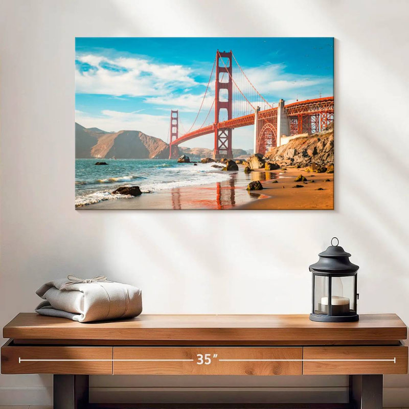 Lilie Golden Gate Beach Coast, H 16 po x l 24 po