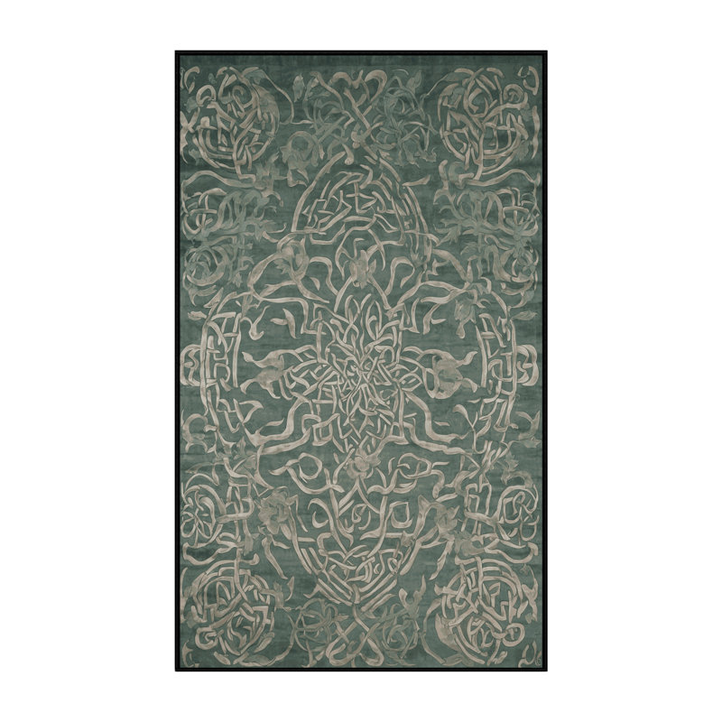 Tapis gris lavable à la machine, Rectangle 2 pi x 3 pi