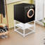 Heavy Duty Washer Pedestal Stand With Pull-Out Shelf, 330Lbs Capacity Adjustable Washing Machine And Dryer Stand-119286596
