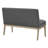 Bethea Polyester Upholstered 2-Seater Dining Bench with Solid Wood Legs-128879227