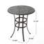 Table de bar en fonte d'aluminium