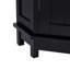 Armoire de coin triangulaire noire, tablette réglable pour un rangement efficace dans la salle de bain, répond à diverses exigences-2077185829