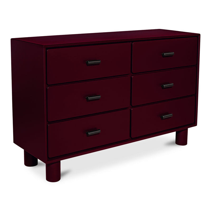 Jolene 6 - Drawer Solid Wood Dresser