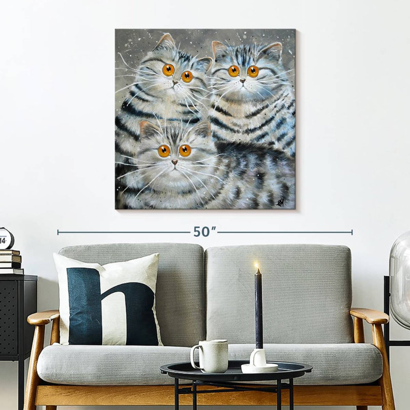 Brampt Saphy Oakley And Oscar, 30" H x 30" W