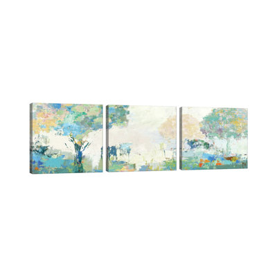 «Textural Landscape», ensemble d'art mural sur toile tendue (ensemble de 3)