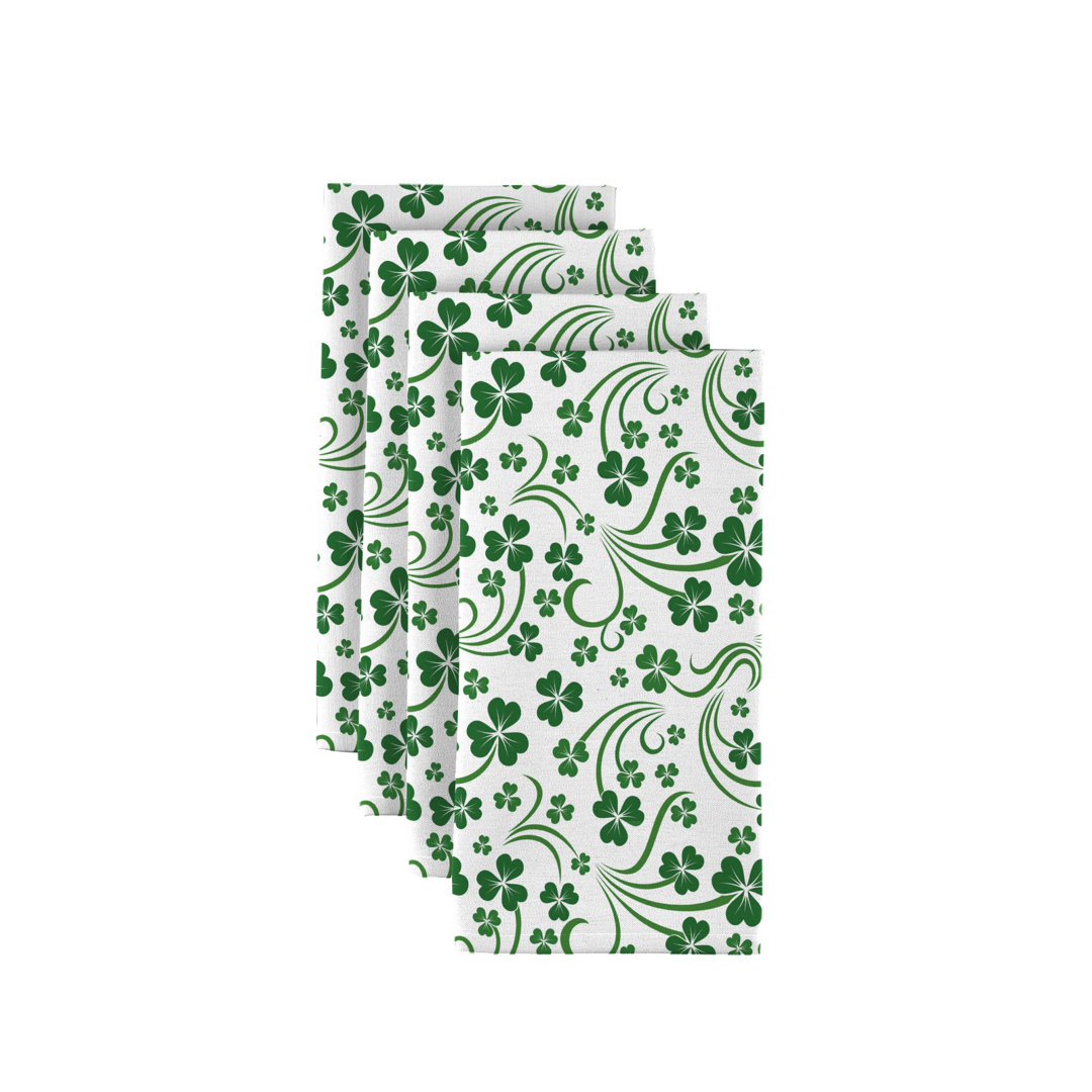 Polyester Floral Square Napkin (Set of 12) Fabric Textile Products, Inc.