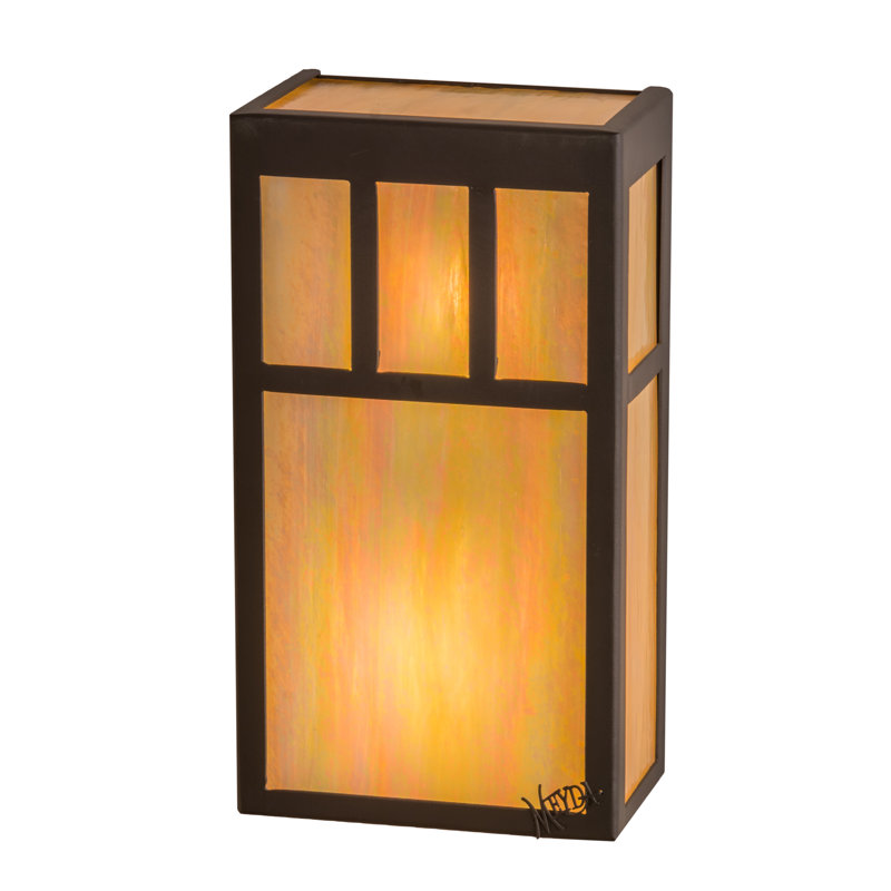2 - Light Outdoor Bulkhead Light, Orange