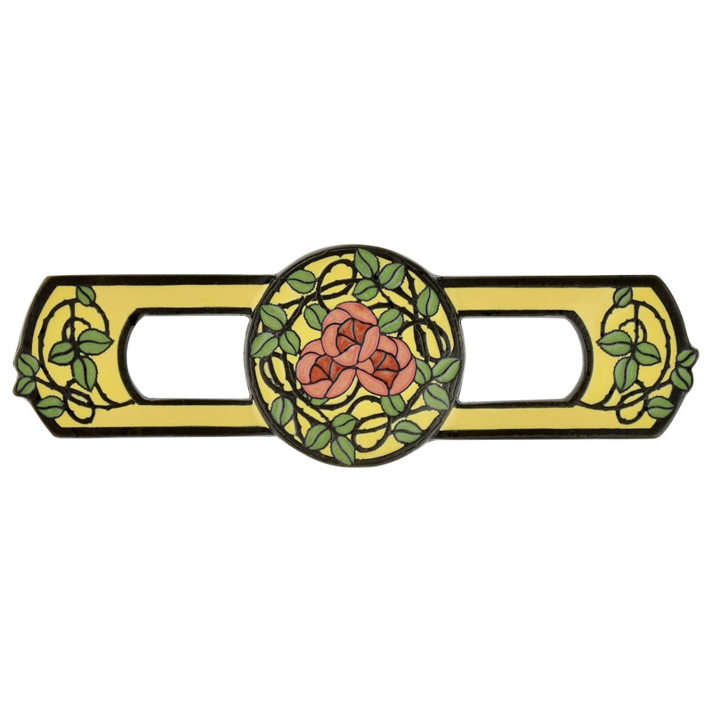 Arts And Crafts Bar / Handle Pull, Dark brass/ Yellow