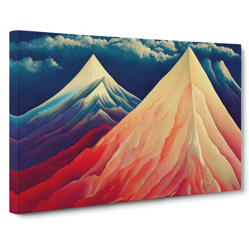 Marvellous Mountains - Wrapped Canvas Print, 35cm H x 50cm W x 3cm D