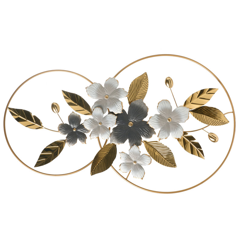 Handmade Plants & Flowers Wall Decor on Iron