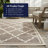 Broddrick Geometric Taupe Sand Indoor Outdoor Area Rug-156230673
