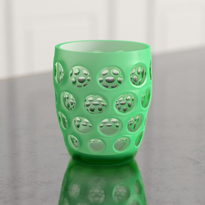 Lente Tumbler, Green Fluo
