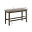 Banc rembourré à hauteur de comptoir Transitional