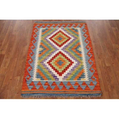 South Western Kilim Oriental Foyer Rug 3x4