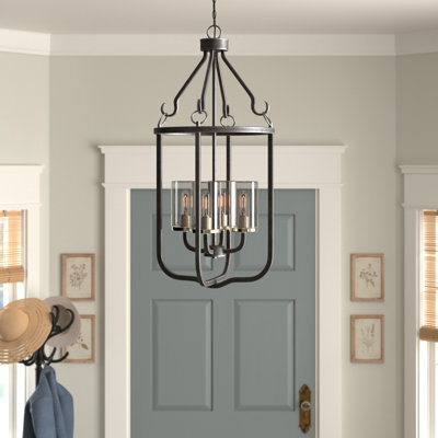 Lustre géométrique unique à 4 lumières Keyunta