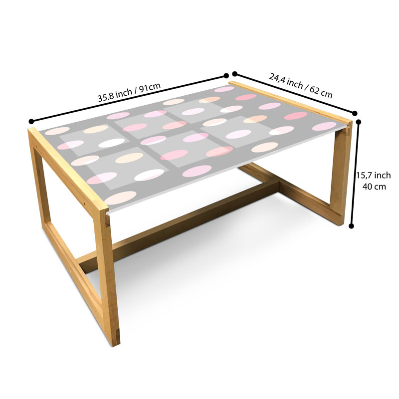 Jalieah Sled Coffee Table, 90cm H x 62cm W x 40cm D