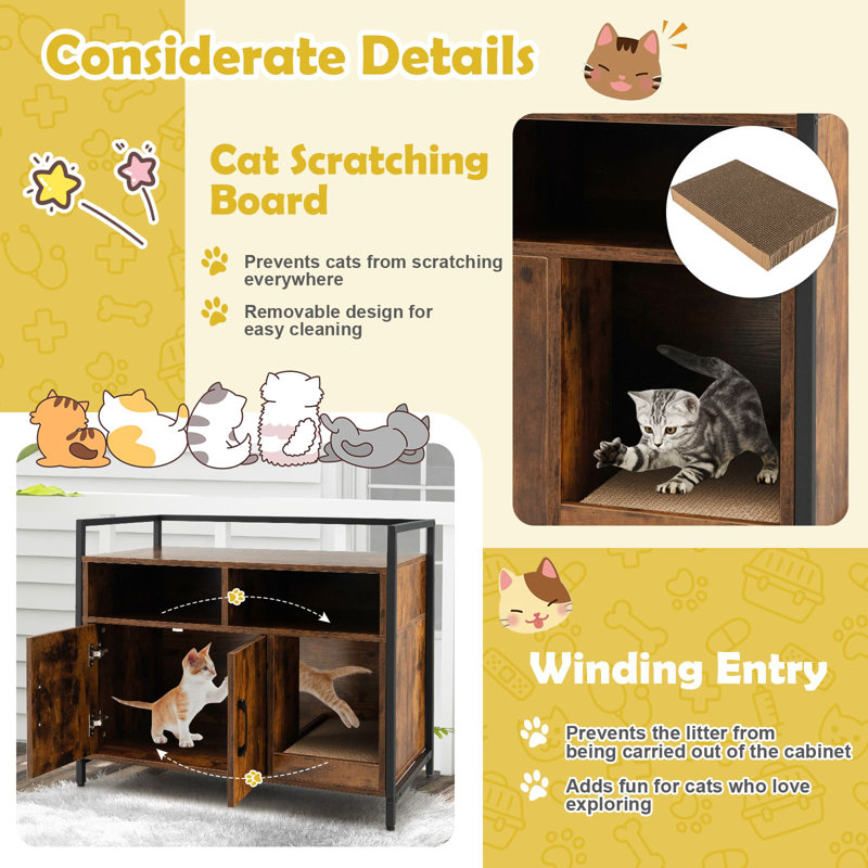 Renji Litter Box, Brown