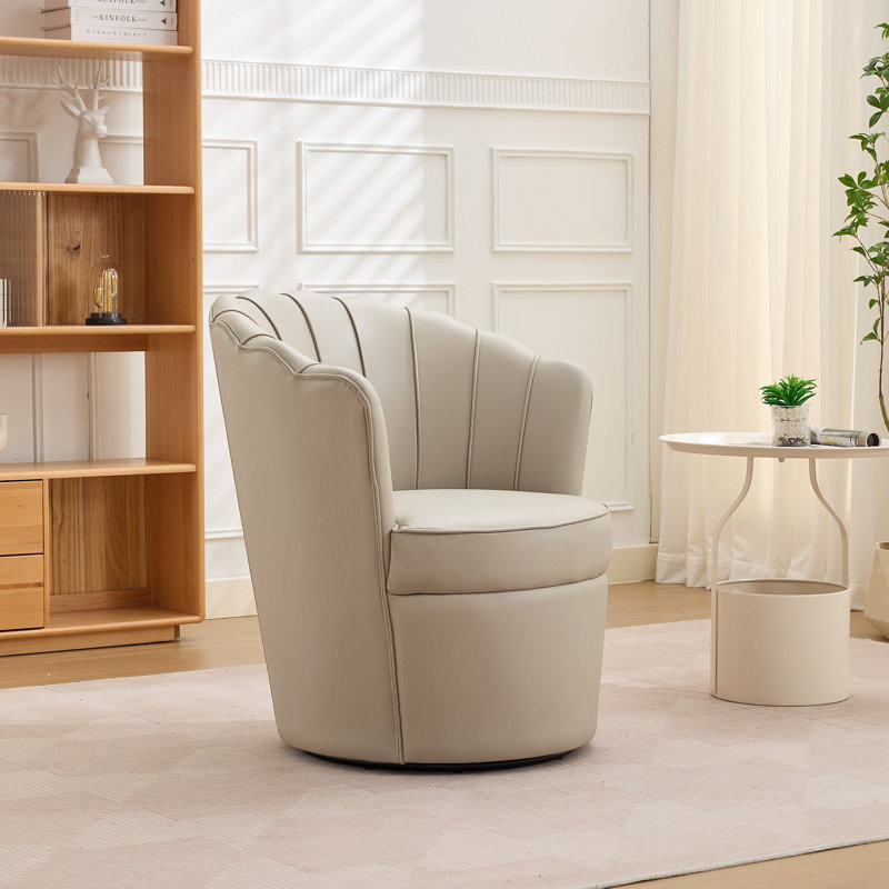 Chaise de bureau Petal, Crème