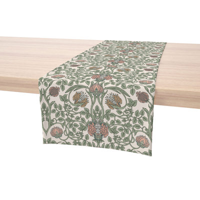 Table Runner, 100% Cotton, Floral 63