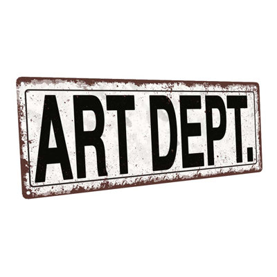 Art Dept. Sign