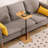 Couch Tray Table Bamboo Height Adjustable Side Table For Sofa C-Shaped Oval End Tables With Slots For Bed & Chairs In Living Room & Bedroom